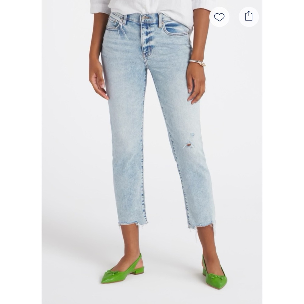 Daze Denim - Downright (straight up) high rise straight jean